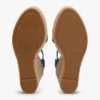 Espadryle na koturnie z logo z tkaniny Espadryle na koturnie z logo z tkaniny