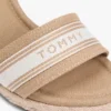 Espadryle na koturnie z logo z tkaniny Espadryle na koturnie z logo z tkaniny