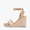 Espadryle na koturnie z logo z tkaniny Espadryle na koturnie z logo z tkaniny