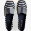 Espadryle na platformie z paskami