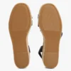 Espadryle na platformie z paskiem skórzanym Espadryle na platformie z paskiem skórzanym