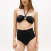 Figi bikini z wysokim stanem i pierścieniem Figi bikini z wysokim stanem i pierścieniem
