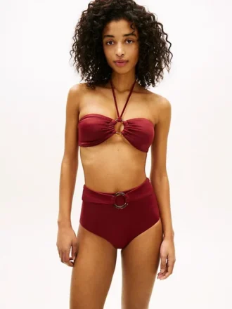 Figi bikini z wysokim stanem i pierścieniem Figi bikini z wysokim stanem i pierścieniem