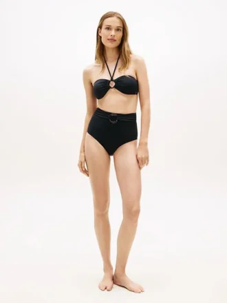 Figi bikini z wysokim stanem i pierścieniem Figi bikini z wysokim stanem i pierścieniem