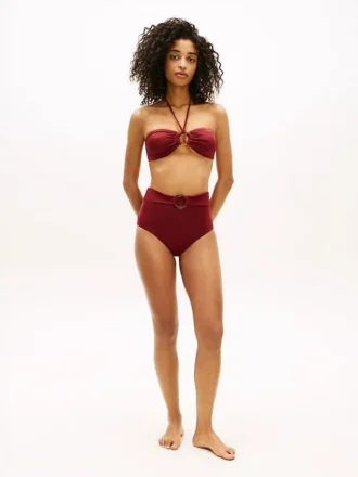 Figi bikini z wysokim stanem i pierścieniem Figi bikini z wysokim stanem i pierścieniem