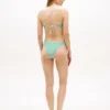 Góra bikini z krzyżującymi się na plecach ramiączkami z tkaniny seersucker Góra bikini z krzyżującymi się na plecach ramiączkami z tkaniny seersucker