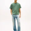 Jeansy Tommy Jeans z efektem postarzenia i rozszerzanymi nogawkami