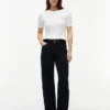 Jeansy z selvedge’em o średnim stanie i luźnym, prostym kroju Jeansy z selvedge’em o średnim stanie i luźnym, prostym kroju