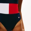 Jednoczęściowy kostium kąpielowy w stylu color block Jednoczęściowy kostium kąpielowy w stylu color block