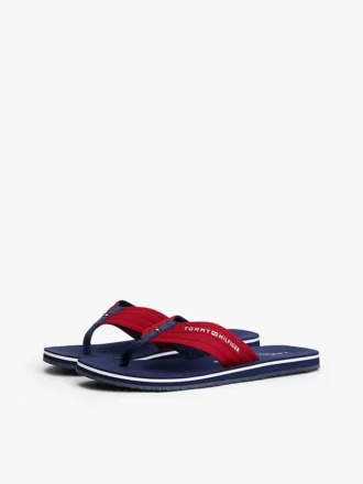 Klapki z logo Tommy