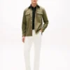Koszula oversize o regularnym kroju z tkaniny slub twill Koszula oversize o regularnym kroju z tkaniny slub twill