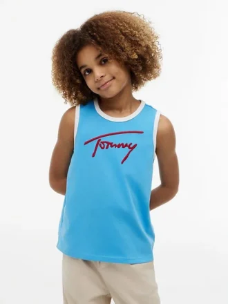 koszulka bez rkaww dla dzieci z napisem tommy 1 3 330x440 - Koszulka bez rękaw&oacute;w dla dzieci z napisem Tommy
