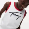 Koszulka bez rękawów dla dzieci z napisem Tommy Koszulka bez rękawów dla dzieci z napisem Tommy