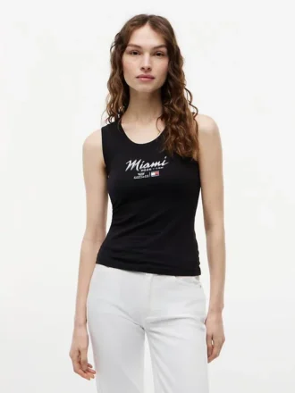 Koszulka bez rękawów Tommy x Cadillac F1® Team Miami Koszulka bez rękawów Tommy x Cadillac F1® Team Miami
