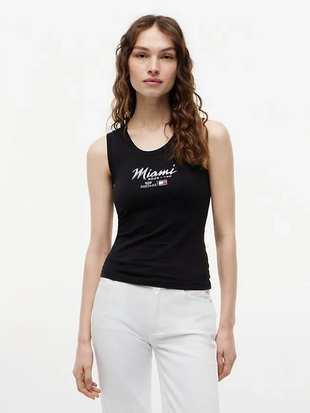 Koszulka bez rękawów Tommy x Cadillac F1® Team Miami Koszulka bez rękawów Tommy x Cadillac F1® Team Miami