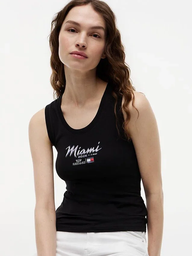 Koszulka bez rękawów Tommy x Cadillac F1® Team Miami Koszulka bez rękawów Tommy x Cadillac F1® Team Miami