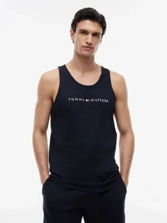 Koszulka bez rękawów z logo Hilfiger