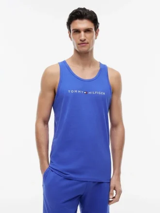 Koszulka bez rękawów z logo Hilfiger