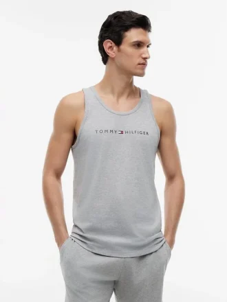 Koszulka bez rękawów z logo Hilfiger