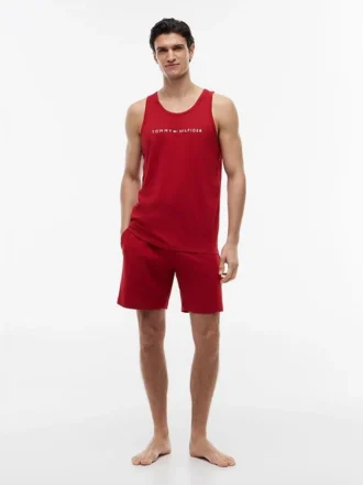 Koszulka bez rękawów z logo Hilfiger
