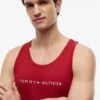 Koszulka bez rękawów z logo Hilfiger