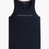 Koszulka bez rękawów z logo Hilfiger Koszulka bez rękawów z logo Hilfiger
