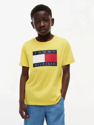 Koszulka dziecięca Tommy z logo flagi