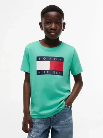 Koszulka dziecięca Tommy z logo flagi