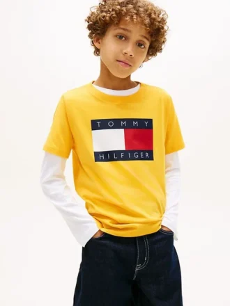 Koszulka dziecięca Tommy z logo flagi