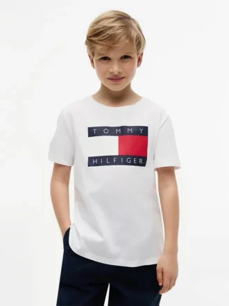 Koszulka dziecięca Tommy z logo flagi
