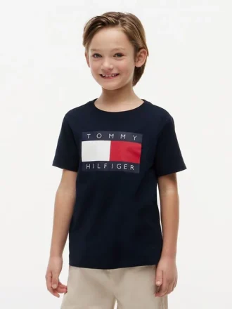 Koszulka dziecięca Tommy z logo flagi