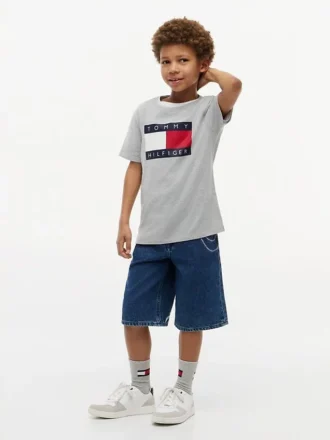 Koszulka dziecięca Tommy z logo flagi