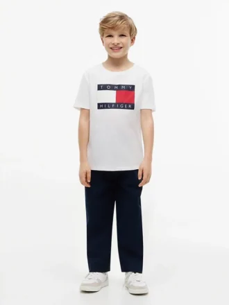 Koszulka dziecięca Tommy z logo flagi