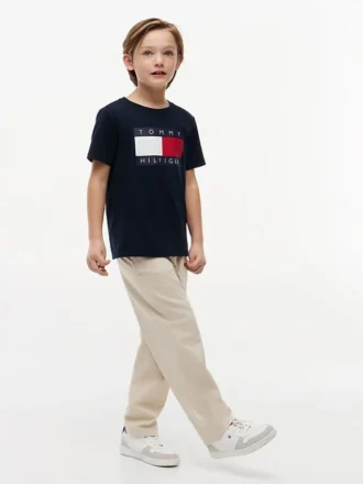 Koszulka dziecięca Tommy z logo flagi