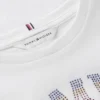 Koszulka dziecięca z logo Tommy z kryształkami Koszulka dziecięca z logo Tommy z kryształkami