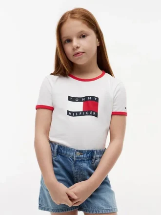 Koszulka dziecięca z logo Wavy Flag