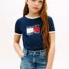 Koszulka dziecięca z logo Wavy Flag Koszulka dziecięca z logo Wavy Flag