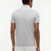 Koszulka polo Slim Fit z elastycznego pikowanego materiału w paski Koszulka polo Slim Fit z elastycznego pikowanego materiału w paski