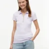 Koszulka polo Slim Fit z zamkiem Koszulka polo Slim Fit z zamkiem