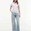 Koszulka polo Slim Fit z zamkiem Koszulka polo Slim Fit z zamkiem
