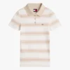 Koszulka polo Tommy Jeans o dopasowanym kroju z dzianiny prążkowanej Koszulka polo Tommy Jeans o dopasowanym kroju z dzianiny prążkowanej