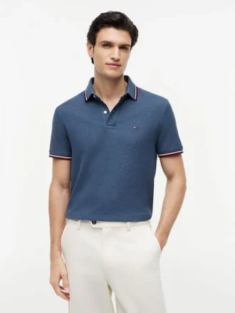 koszulka polo tommy wicking o regularnym kroju 1 16 330x440 - Koszulka polo Tommy Wicking o regularnym kroju