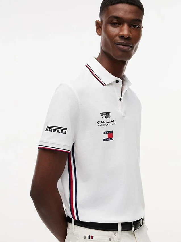 Koszulka polo Tommy x Cadillac F1® Team Replica Koszulka polo Tommy x Cadillac F1® Team Replica
