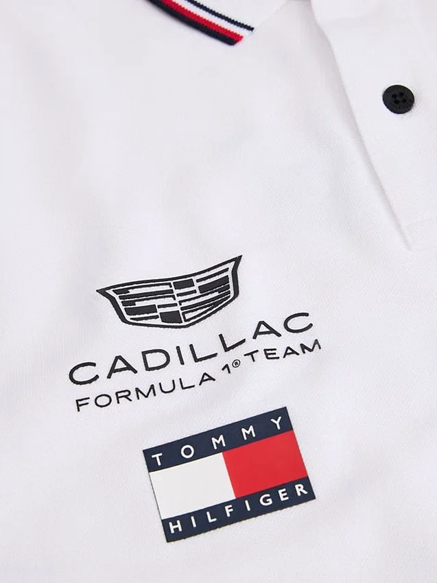 Koszulka polo Tommy x Cadillac F1® Team Replica Koszulka polo Tommy x Cadillac F1® Team Replica