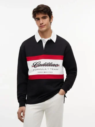 Koszulka polo Tommy x Cadillac F1® Team Script Rugby