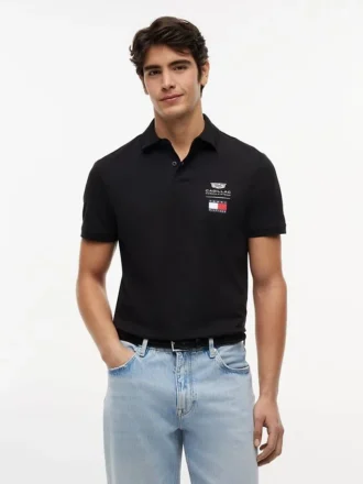 Koszulka polo z logo Tommy x Cadillac F1® Team