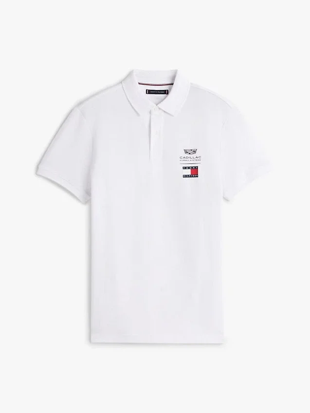 Koszulka polo z logo Tommy x Cadillac F1® Team Koszulka polo z logo Tommy x Cadillac F1® Team