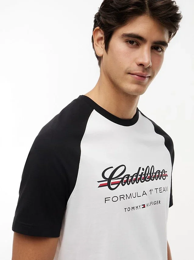 Koszulka raglanowa Tommy x Cadillac F1® Team Koszulka raglanowa Tommy x Cadillac F1® Team