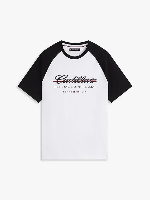 Koszulka raglanowa Tommy x Cadillac F1® Team Koszulka raglanowa Tommy x Cadillac F1® Team