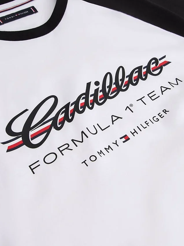 Koszulka raglanowa Tommy x Cadillac F1® Team Koszulka raglanowa Tommy x Cadillac F1® Team
